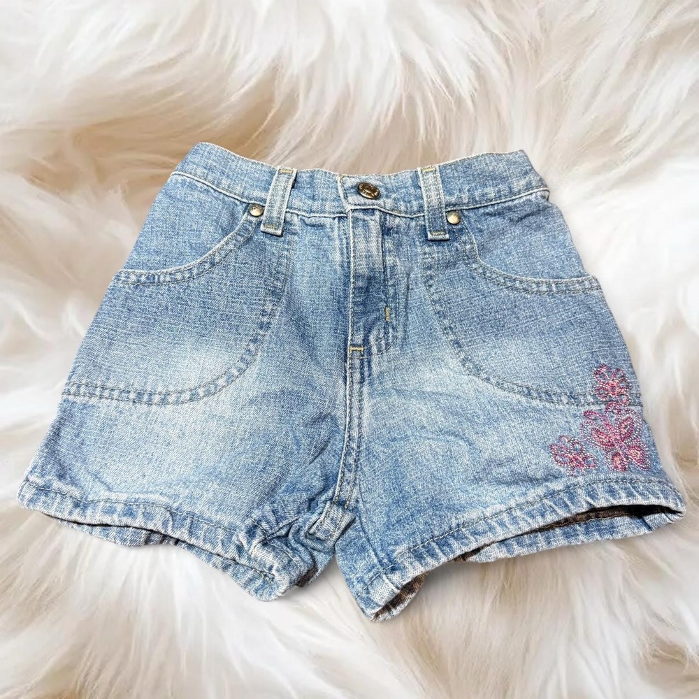 Girls Arizona blue denim shorts Size 5 Slim